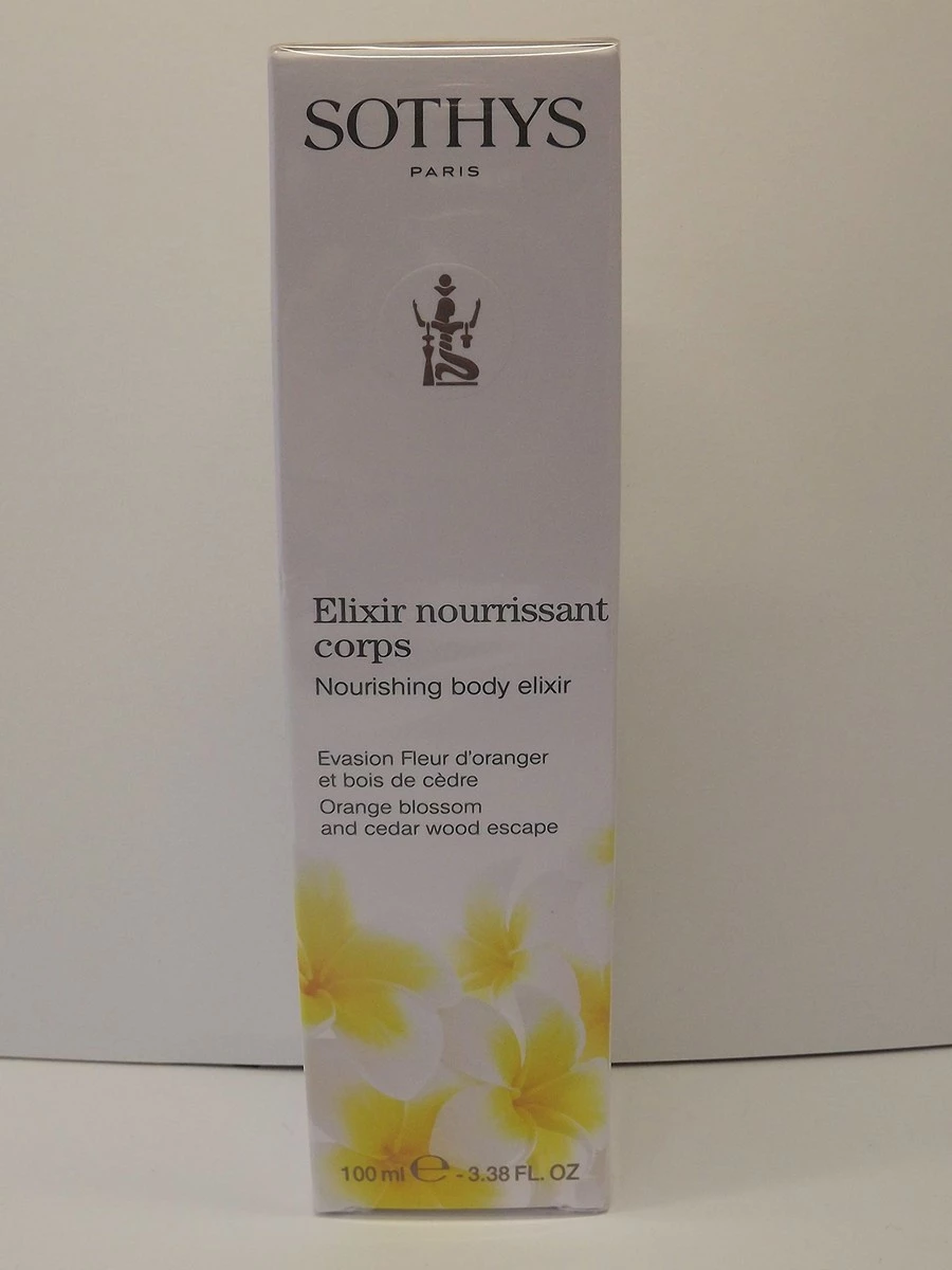 Sothys Orange Blossom & Cedar Wood Escape Nourishing Body Elixir, 3.38oz, 100ml 3 Sothys Orange Blossom & Cedar Wood Escape Nourishing Body Elixir, 3.38oz, 100ml