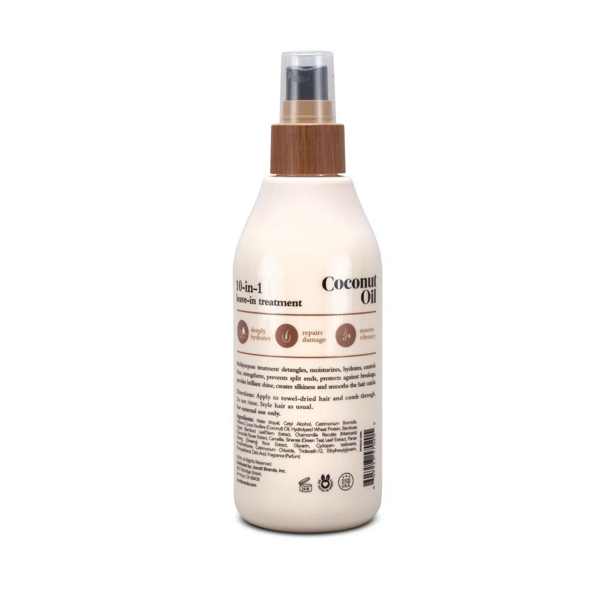 Oliology Coconut Oil 10-in-1 Multipurpose Spray - Leave In Treatment For All Hair Types | Detangles, Controls Frizz, Hydrates & Moisturizes | Made In USA, Cruelty Free & Paraben Free (8.5 Oz) 6 Oliology Coconut Oil 10-in-1 Multipurpose Spray - Leave In Treatment For All Hair Types | Detangles, Controls Frizz, Hydrates & Moisturizes | Made In USA, Cruelty Free & Paraben Free (8.5 Oz) - Image 4