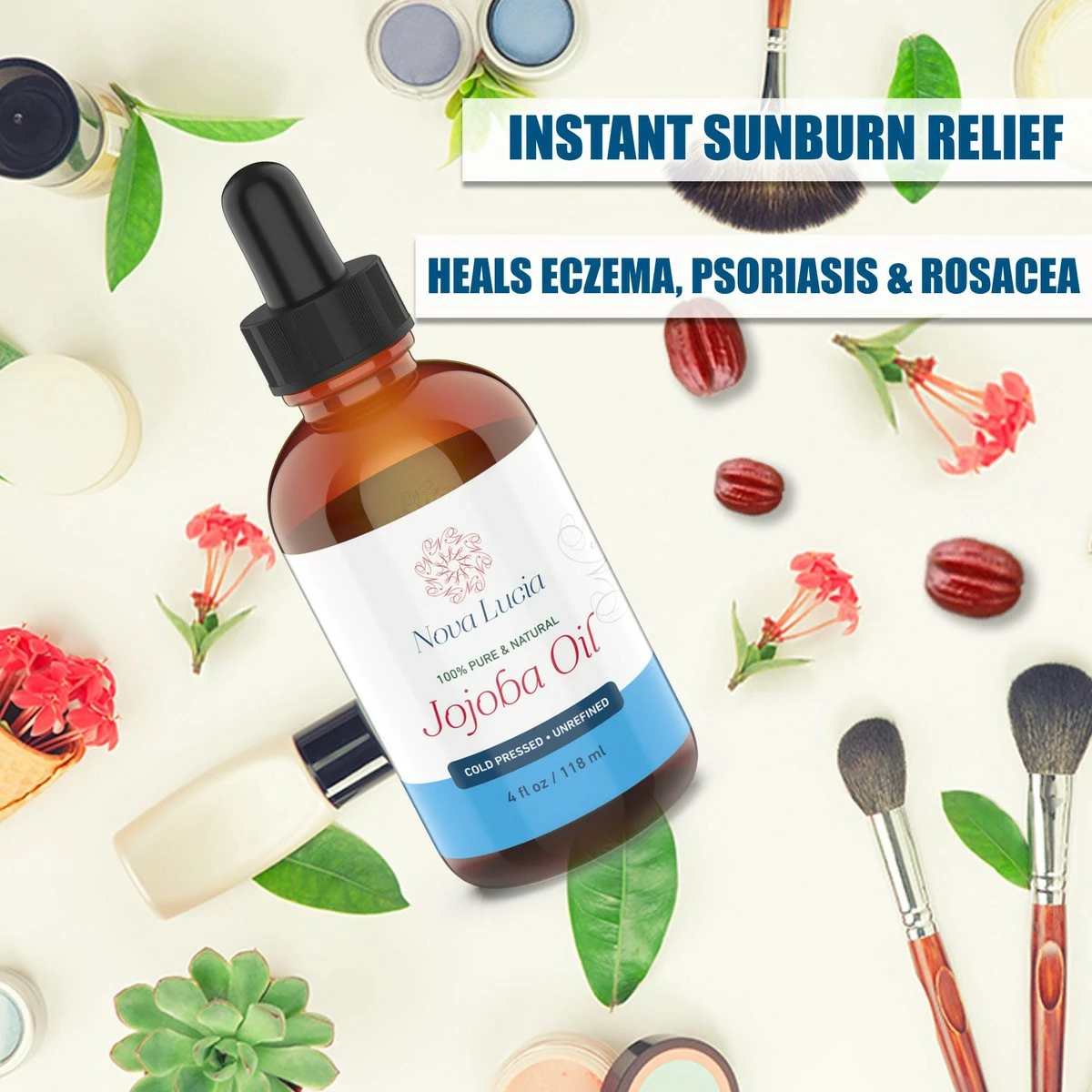 Nova Lucia Jojoba Oil Cold Pressed Natural Unrefined Moisturizer Sun Spot Corrector For Face Acne Spot Treatment Stretch Mark Removal Back Acne Treatment Scar Remover Hair Growth Serum Beard Oil For Men 4 Oz 10 Nova Lucia Jojoba Oil Cold Pressed Natural Unrefined Moisturizer Sun Spot Corrector For Face Acne Spot Treatment Stretch Mark Removal Back Acne Treatment Scar Remover Hair Growth Serum Beard Oil For Men 4 Oz - Image 8