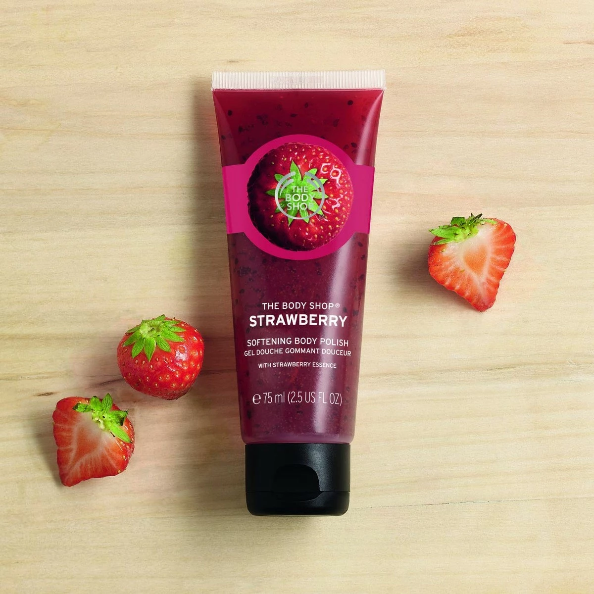 The Body Shop Strawberry Body Scrub Polish - 200ml 5 The Body Shop Strawberry Body Scrub Polish - 200ml - Image 3