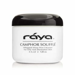 RAYA Camphor Soufflé Facial Cleanser 4 Oz (101) | PH Balanced Face Wash For Oily, Blemished, And Break-Out Skin | Helps Reduce White-Heads And Black-Heads And Clear Clogged Pores -Moisturizers Sales 8yt81rwff1go32yqvy8hjuqg0910