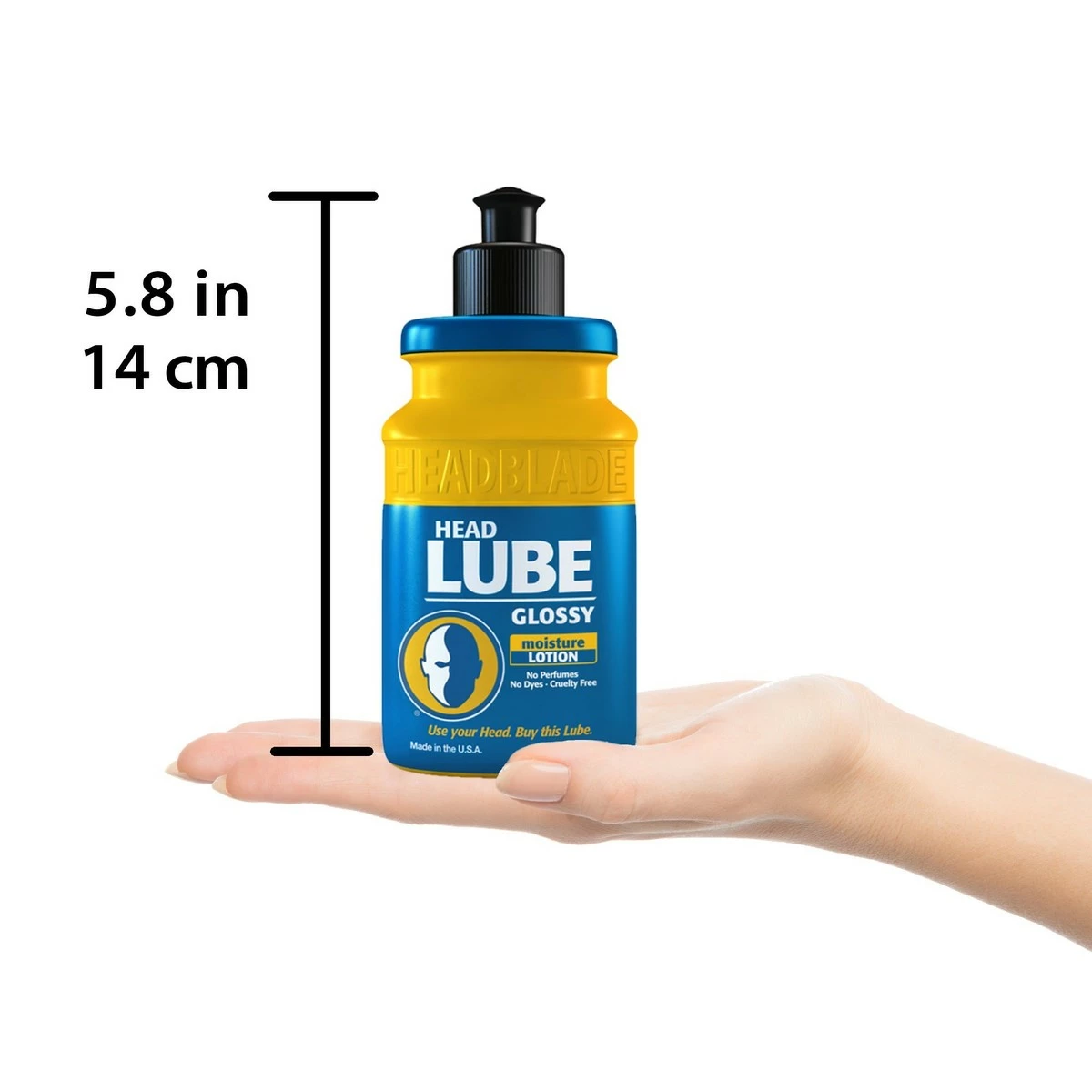 HeadBlade HeadLube Glossy Aftershave Moisturizer Lotion For Men - 5 Oz (3 Pack) - Leaves Head Shiny And Grease-Free 4 HeadBlade HeadLube Glossy Aftershave Moisturizer Lotion For Men - 5 Oz (3 Pack) - Leaves Head Shiny And Grease-Free - Image 2