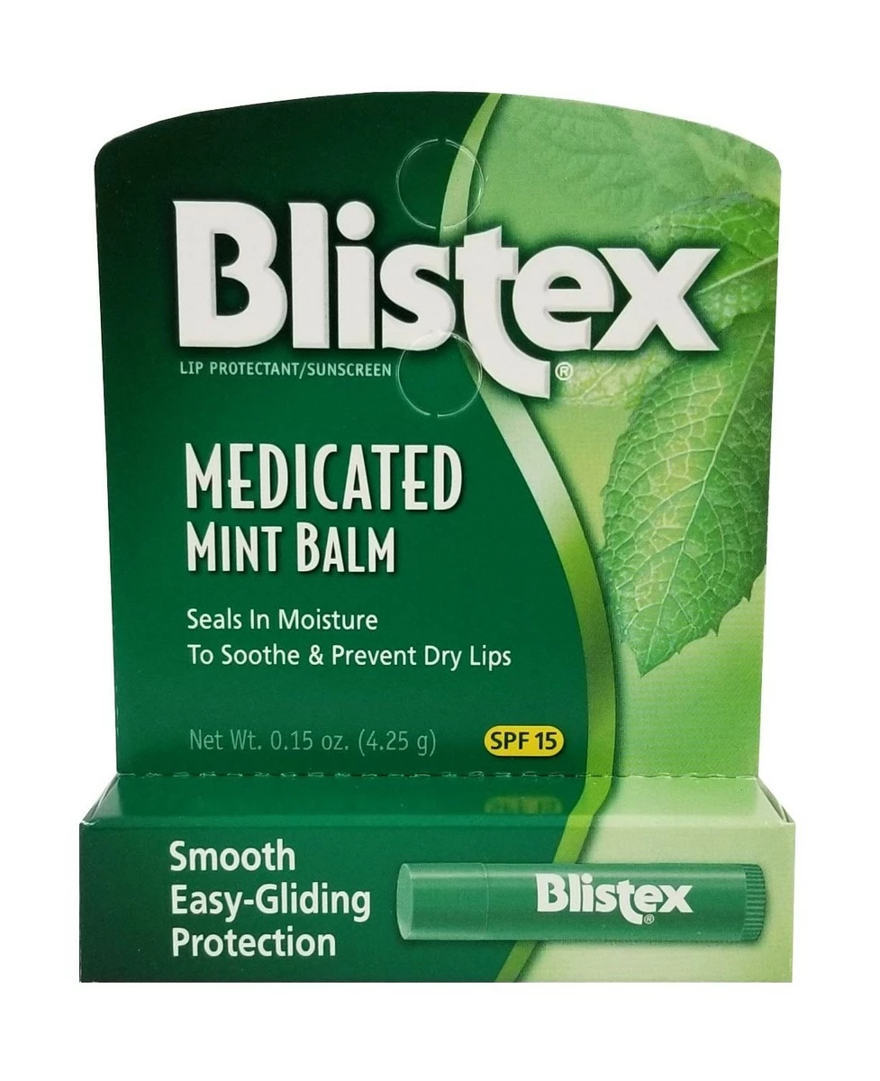Blistex® Blistex Medicated Mint Balm SPF 15 0.15 Oz (Pack Of 5) 3 Blistex® Blistex Medicated Mint Balm SPF 15 0.15 Oz (Pack Of 5)