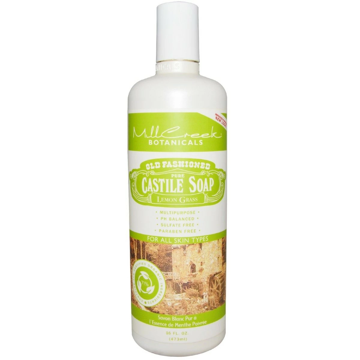 Mill Creek Castile Soap-Lemon Grass - 16 Fl.oz./473 Ml 3 Mill Creek Castile Soap-Lemon Grass - 16 Fl.oz./473 Ml