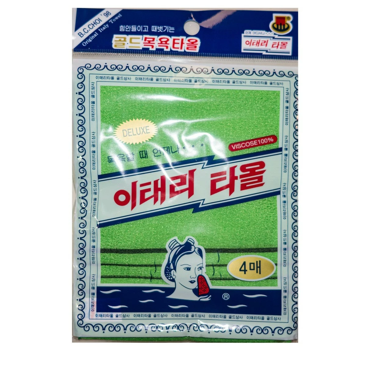 Florian Genuine Korean Italy Towels Genuine Korean Exfoliating Scrub Bath Mitten, Authenticity Korean Italy Bath Towels Body Scrup Peeling, Made In Korea (Green & Yellow (8 Pcs)) 3 Florian Genuine Korean Italy Towels Genuine Korean Exfoliating Scrub Bath Mitten, Authenticity Korean Italy Bath Towels Body Scrup Peeling, Made In Korea (Green & Yellow (8 Pcs))