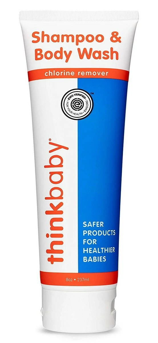 Thinkbaby Chlorine Remover Shampoo & Body Wash – Safe, Gentle After Swim Baby Bath Soap – Natural No Tears Foaming Cleanser For Kids Hair & Body - Papaya, 8oz 3 Thinkbaby Chlorine Remover Shampoo & Body Wash – Safe, Gentle After Swim Baby Bath Soap – Natural No Tears Foaming Cleanser For Kids Hair & Body - Papaya, 8oz