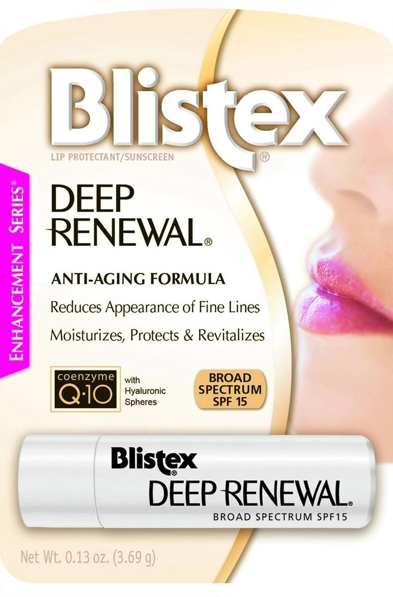 Blistex® Blistex Lip Protectant Sunscreen Deep Renewal Anti-Aging Formula 0.13 Ounce (3.69g) (Value Pack Of 5) 3 Blistex® Blistex Lip Protectant Sunscreen Deep Renewal Anti-Aging Formula 0.13 Ounce (3.69g) (Value Pack Of 5)