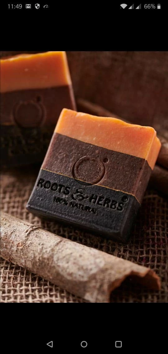 ROOTS AND HERBS Store ROOTS AND HERBS Ayurvedic Natural Treatment 100% Vegan No Paraben No Sls No Sulphate Luscious Murumuru Butter, Cinnamon And Blood Orange (Cold Process Gourmet Cleansing Bar) Soap 6 ROOTS AND HERBS Store ROOTS AND HERBS Ayurvedic Natural Treatment 100% Vegan No Paraben No Sls No Sulphate Luscious Murumuru Butter, Cinnamon And Blood Orange (Cold Process Gourmet Cleansing Bar) Soap - Image 4