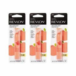 REVLON Store Revlon Kiss Lip Balm Crayon, Hydrating Lip Moisturizer Infused With Natural Fruit Oils, SPF 20, Juicy Peach (Pack Of 3) -Moisturizers Sales 9egc86a08v5sqprwyncvcgdat8z1