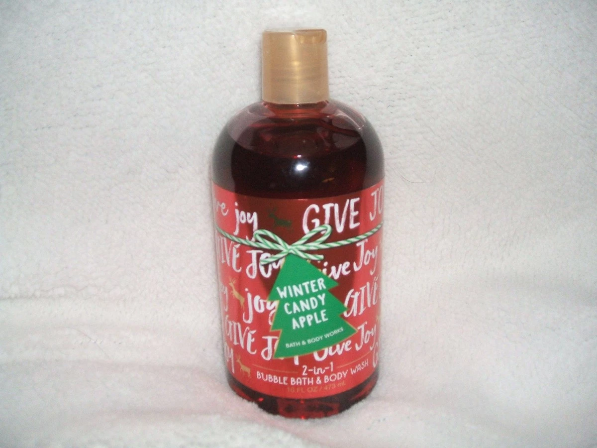 Bath & Body Works Bath And Body Works Winter Candy Apple 2 In 1 Bubble Bath & Body Wash 16 Oz 3 Bath & Body Works Bath And Body Works Winter Candy Apple 2 In 1 Bubble Bath & Body Wash 16 Oz
