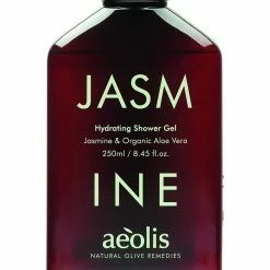 AEΓLIS Store AEOLIS Hydrating Care Shower Gel With Jasmine And Organic Aloe Vera, All-Natural Olive Oil Extract From Greece, Cleanses And Moisturizes, For Men And Women, 250 ML