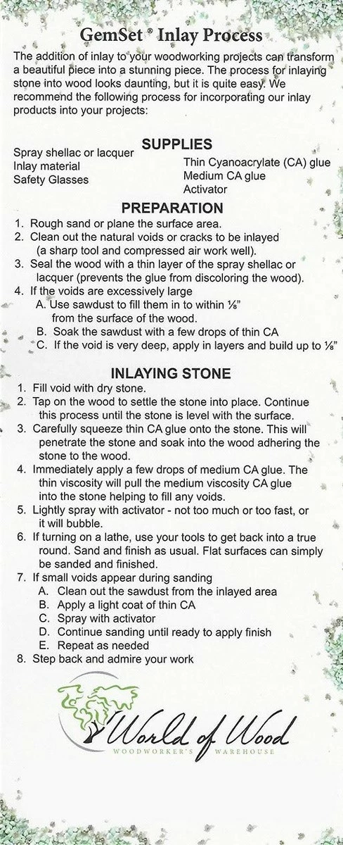 Green Fuschite ; Pure & Natural: By World Of Wood- Crushed Inlay Stone Perfect For Wood Inlay, Jewelry, Art, And More (FINE POWDERConsistency) (1 Oz (28 Gr)) 9 Green Fuschite ; Pure & Natural: By World Of Wood- Crushed Inlay Stone Perfect For Wood Inlay, Jewelry, Art, And More (FINE POWDERConsistency) (1 Oz (28 Gr)) - Image 7