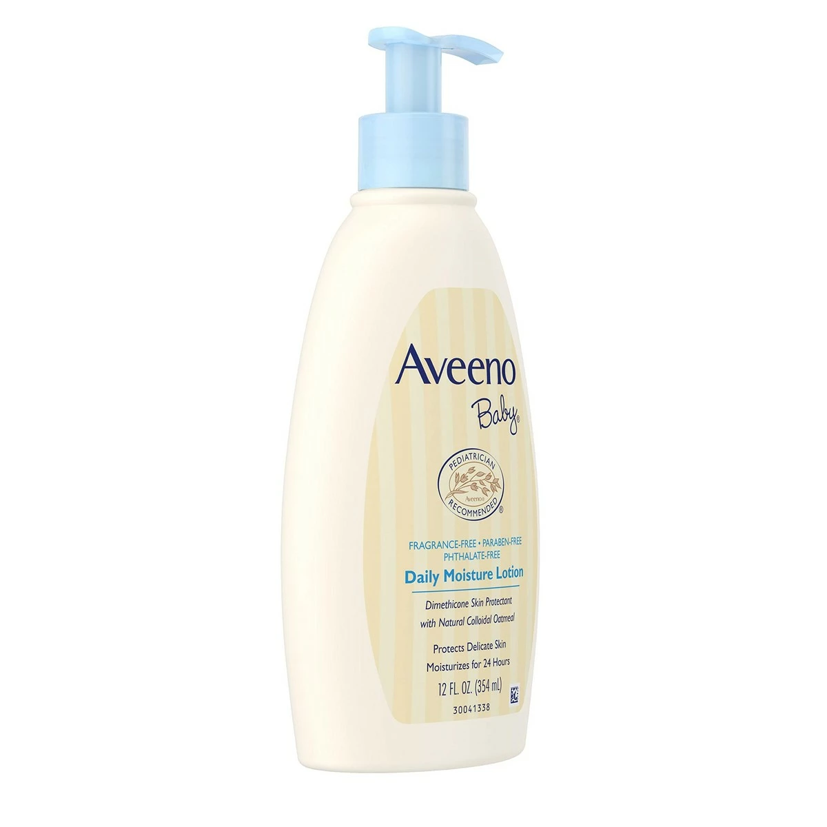 Aveeno Baby Daily Moisture Lotion, Fragrance Free, 12 Ounce 4 Aveeno Baby Daily Moisture Lotion, Fragrance Free, 12 Ounce - Image 2