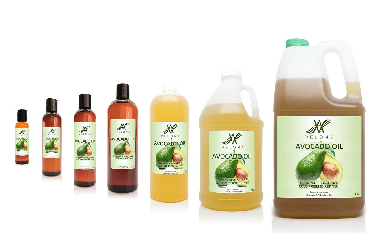Avocado Oil By Velona - 24 Oz | 100% Pure And Natural Carrier Oil | Refined, Cold Pressed | Hair, Body And Skin Care | Use Today - Enjoy Results 3 Avocado Oil By Velona - 24 Oz | 100% Pure And Natural Carrier Oil | Refined, Cold Pressed | Hair, Body And Skin Care | Use Today - Enjoy Results