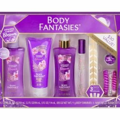 Japanese Cherry Blossom Sparkle And Shine Regimen Set By Body Fantasies - Long Lasting, Uplifting Fragrances - Regimen Set With Only The Highest Quality Oils For Fragrance -Moisturizers Sales 9pg4e38h4itidh1mf3mtkfrpy5id