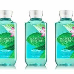 Bath & Body Works Eucalyptus Spearmint Shower Gel 3 Pack 10oz (295ml) Each
