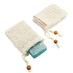 TCOTBE 2 Pack Soap Exfoliating Bag, Natural Sisal Soap Saver Bag Zero Waste Mesh Bar, Natural Soap Saver, Soap Loofah Holder Pouch For Shower,Organic Soap Bag With Pouch Holder For Shower Bath -Moisturizers Sales 9sway02432g1o0yvg3w367sv9n6h