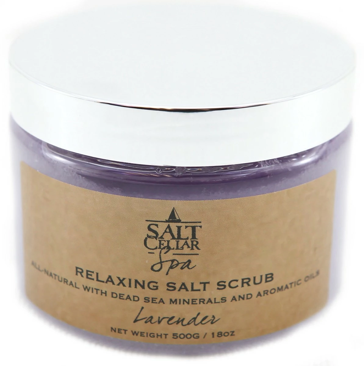 Salt Cellar Relaxing Salt Scrub Lavender 18 Oz (500g) With Dead Sea Minerals 3 Salt Cellar Relaxing Salt Scrub Lavender 18 Oz (500g) With Dead Sea Minerals