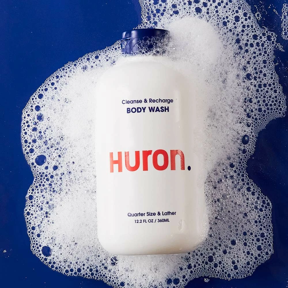 Huron - Men's Invigorating Body Wash. Skin Conditioning Lather Refreshes, Deodorizes And Nourishes. Energizing Aromatic Citrus Scent With Menthol And Eucalyptus. Sulfate-free.100% Vegan. 32 Oz (Jumbo) 7 Huron - Men's Invigorating Body Wash. Skin Conditioning Lather Refreshes, Deodorizes And Nourishes. Energizing Aromatic Citrus Scent With Menthol And Eucalyptus. Sulfate-free.100% Vegan. 32 Oz (Jumbo) - Image 5