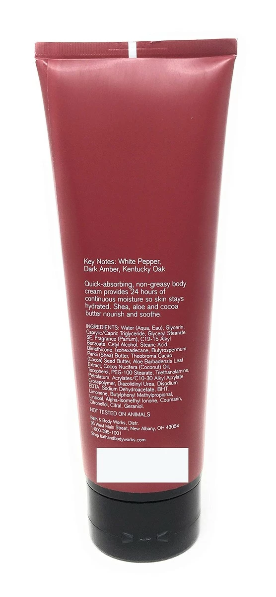 Bath And Body Works Bath & Body Works Bourbon Men's Ultra Shea Body Cream 8 Oz 4 Bath And Body Works Bath & Body Works Bourbon Men's Ultra Shea Body Cream 8 Oz - Image 2