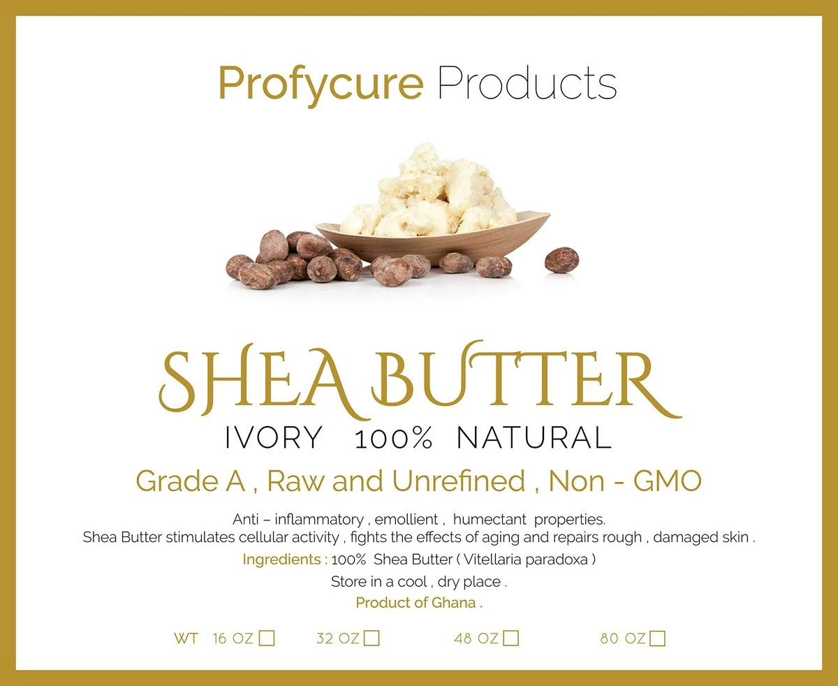Profycure Products Shea Butter Unrefined, Pure, Raw Ivory Shea Butter 48 Oz (3 Lb) - Skin Nourishing, Moisturizing & Healing, For Dry Skin, For Skin Care, Hair Care & DIY Recipes 5 Profycure Products Shea Butter Unrefined, Pure, Raw Ivory Shea Butter 48 Oz (3 Lb) - Skin Nourishing, Moisturizing & Healing, For Dry Skin, For Skin Care, Hair Care & DIY Recipes - Image 3