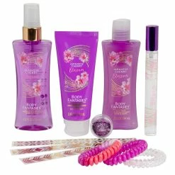 Japanese Cherry Blossom Sparkle And Shine Regimen Set By Body Fantasies - Long Lasting, Uplifting Fragrances - Regimen Set With Only The Highest Quality Oils For Fragrance