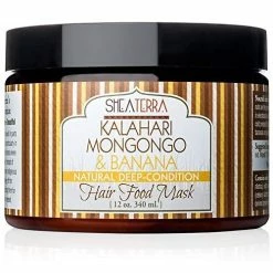 Shea Terra Hair Masque Deep Conditioning Mongongo & Banana -12 Ounce