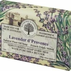 Wavertree & London Store Wavertree & London Lavendar D'Provence Luxury Australian Natural Soap Bar 7 Ounces (4 Bars)