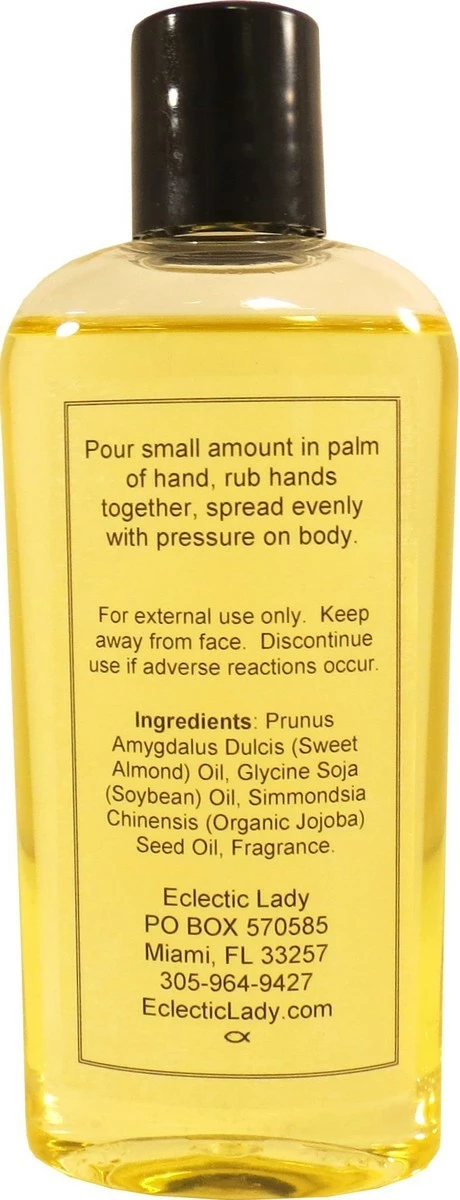 Eclectic Lady Bamboo Massage Oil, 4 Oz 4 Eclectic Lady Bamboo Massage Oil, 4 Oz - Image 2
