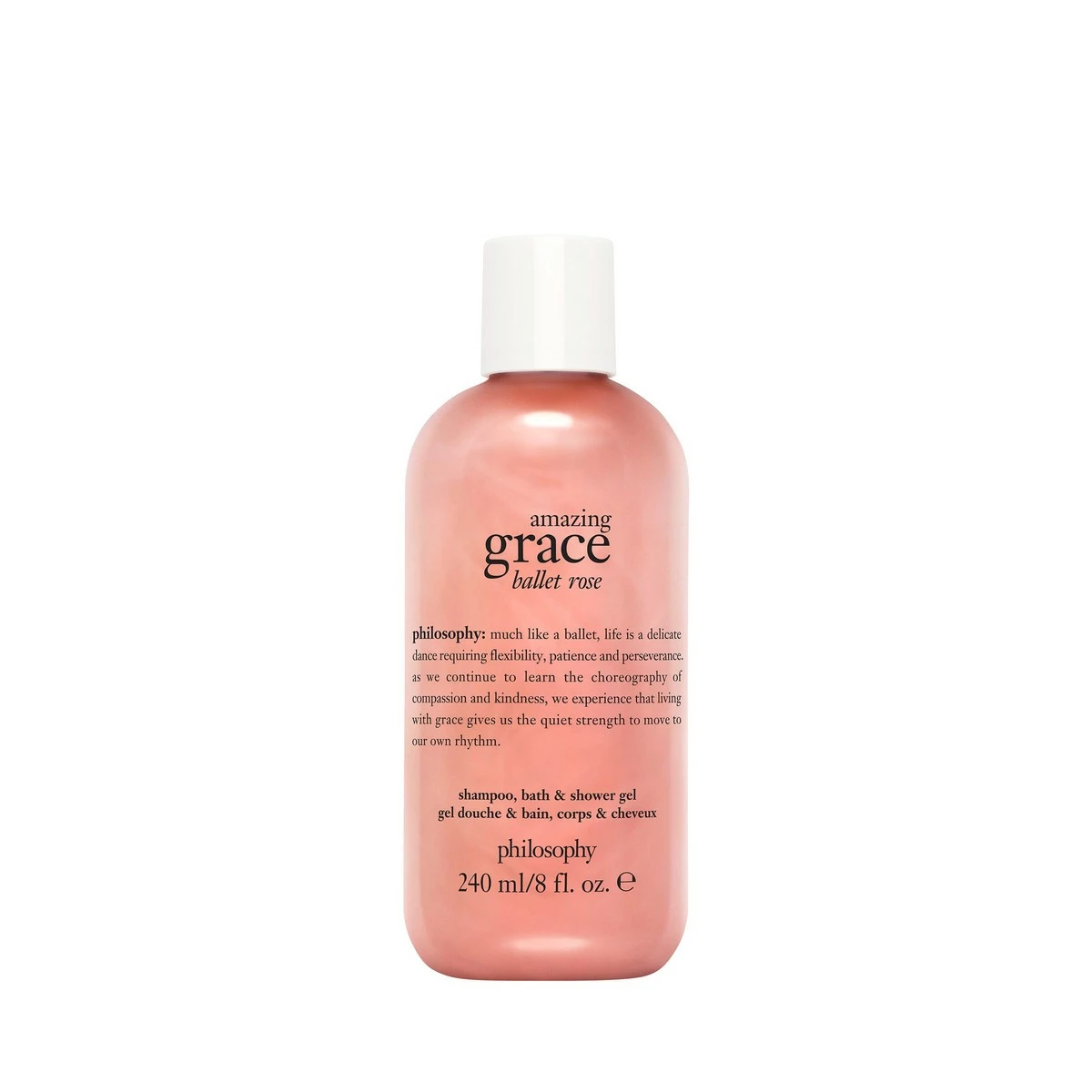 Philosophy Amazing Grace Ballet Rose Shampoo, Shower Gel & Bubble Bath, 8 Oz 3 Philosophy Amazing Grace Ballet Rose Shampoo, Shower Gel & Bubble Bath, 8 Oz