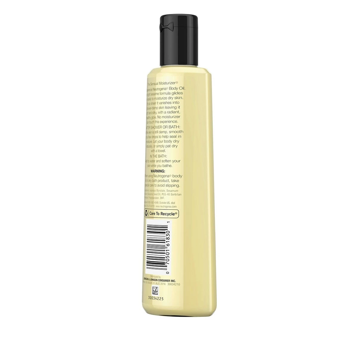 Neutrogena Store Neutrogena Body Oil Light Sesame Formula, Fragrance Free 8.5 Oz (Pack Of 4) 6 Neutrogena Store Neutrogena Body Oil Light Sesame Formula, Fragrance Free 8.5 Oz (Pack Of 4) - Image 4