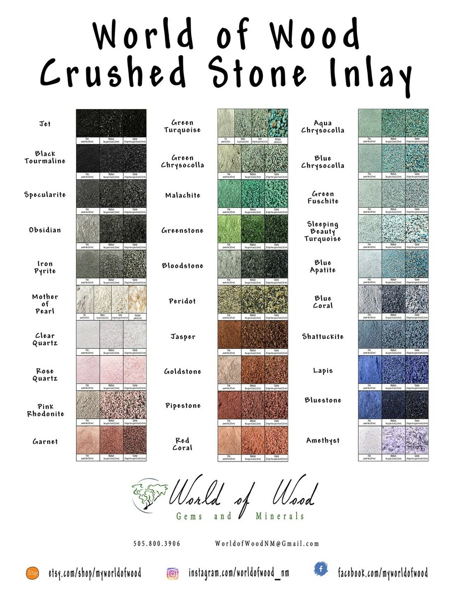 Green Fuschite ; Pure & Natural: By World Of Wood- Crushed Inlay Stone Perfect For Wood Inlay, Jewelry, Art, And More (FINE POWDERConsistency) (1 Oz (28 Gr)) 8 Green Fuschite ; Pure & Natural: By World Of Wood- Crushed Inlay Stone Perfect For Wood Inlay, Jewelry, Art, And More (FINE POWDERConsistency) (1 Oz (28 Gr)) - Image 6