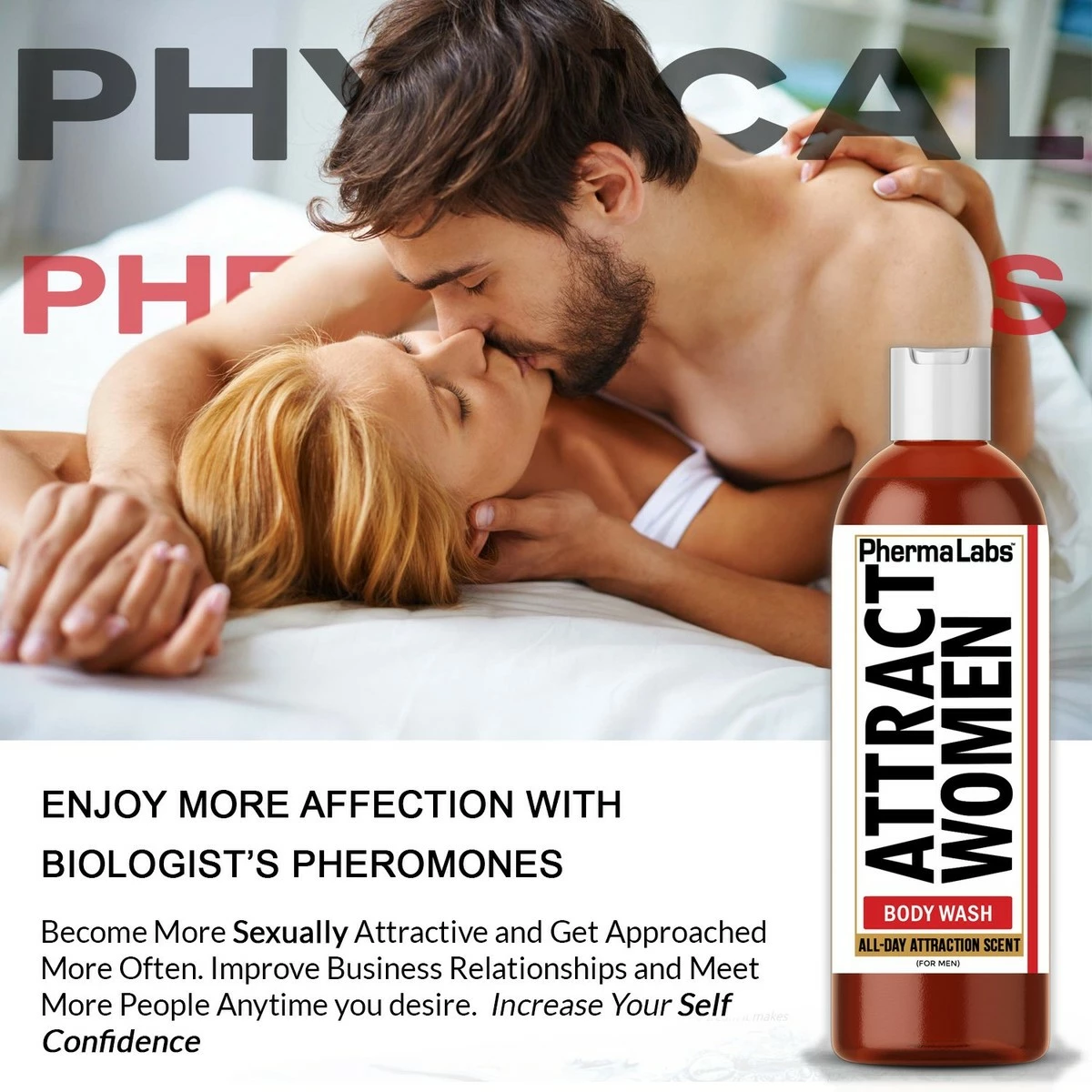 Body Wash For Him Containing Premium Pheromones - All Day Scent - The Secret To Attract Women - PhermaLabs Human Scented Pheromones Body Gel 6 Body Wash For Him Containing Premium Pheromones - All Day Scent - The Secret To Attract Women - PhermaLabs Human Scented Pheromones Body Gel - Image 4