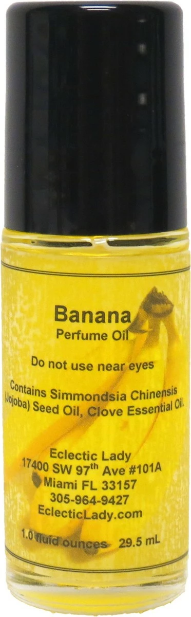 Eclectic Lady Store Banana Perfume Oil, Large - Organic Jojoba Oil, Roll On, 1 Oz 3 Eclectic Lady Store Banana Perfume Oil, Large - Organic Jojoba Oil, Roll On, 1 Oz