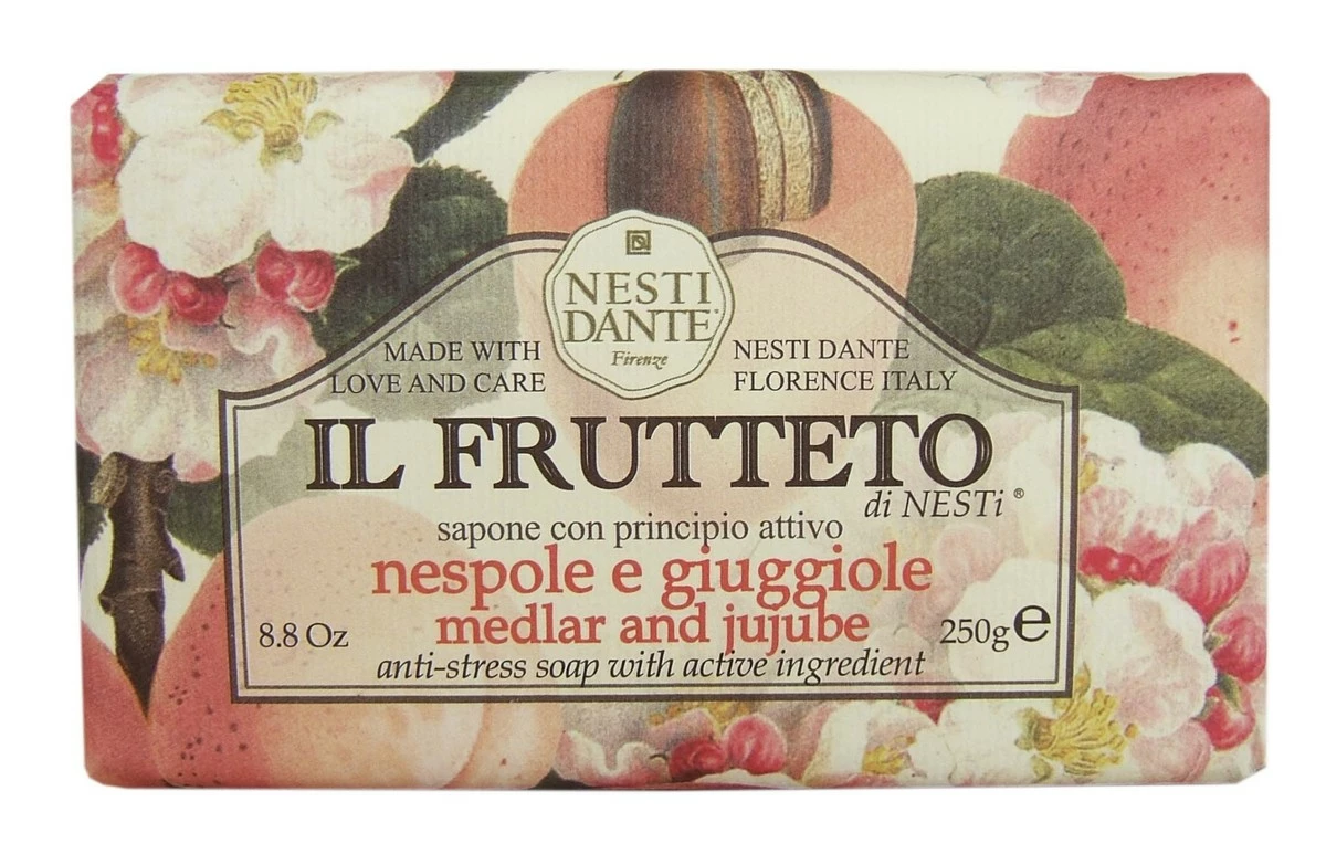 Nesti Dante Il Frutteto Anti-Stress Soap - Medlar & Jujube 250g/8.8oz 3 Nesti Dante Il Frutteto Anti-Stress Soap - Medlar & Jujube 250g/8.8oz