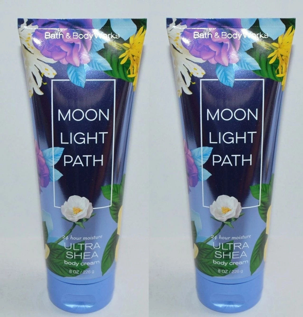 Bath And Body Works 2 Pack Moonlight Path Ultra Shea Body Cream 8 Oz. 3 Bath And Body Works 2 Pack Moonlight Path Ultra Shea Body Cream 8 Oz.