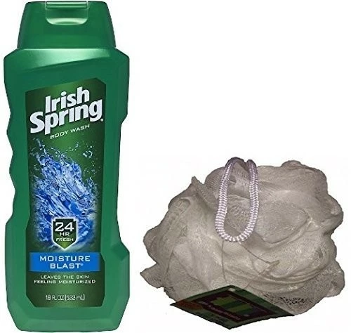 Irish Spring® Irish Spring Body Wash, Moisture Blast, 18 Oz With Bath Sponge (Women's) 3 Irish Spring® Irish Spring Body Wash, Moisture Blast, 18 Oz With Bath Sponge (Women's)