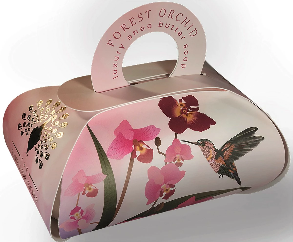 The English Soap Company Store The English Soap Company, Large Gift Bag Bath Soap, Forest Orchid, 260g 3 The English Soap Company Store The English Soap Company, Large Gift Bag Bath Soap, Forest Orchid, 260g