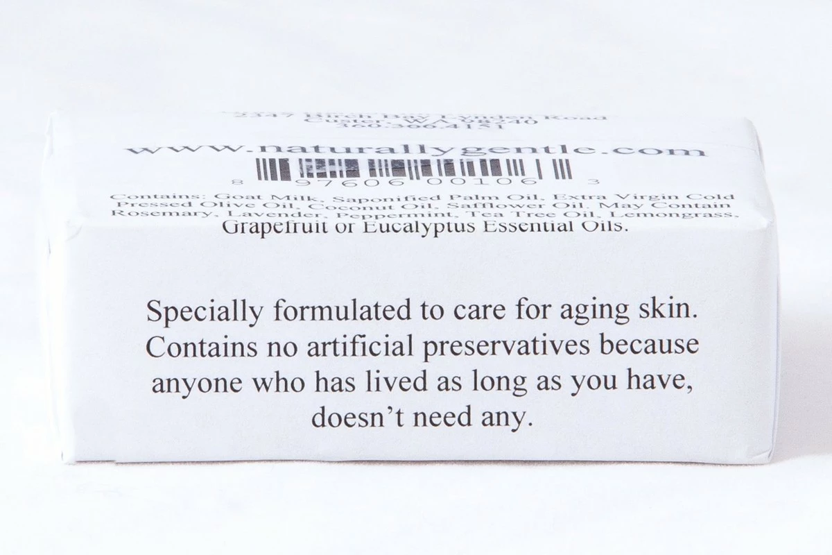 Grace Harbor Farms Old Goat Soap, For Seniors Only (4-Four Ounce Bars) 6 Grace Harbor Farms Old Goat Soap, For Seniors Only (4-Four Ounce Bars) - Image 4