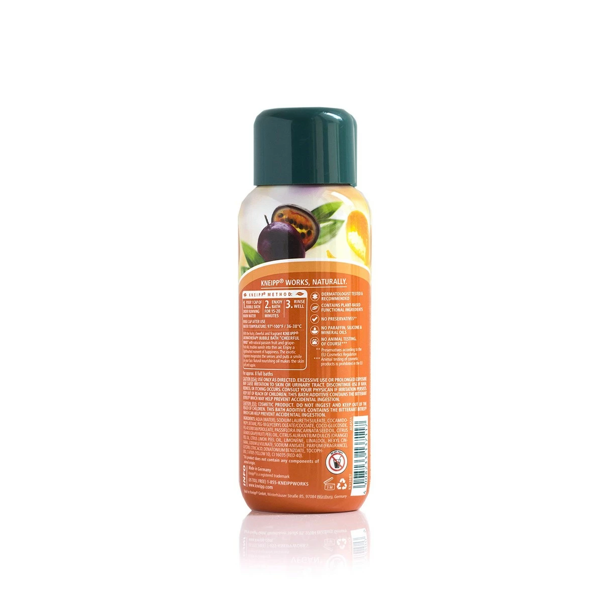 Kneipp Passionfruit And Grapefruit Bubble Bath, 13.52 Fl Oz 4 Kneipp Passionfruit And Grapefruit Bubble Bath, 13.52 Fl Oz - Image 2