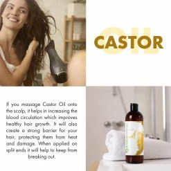 Premium Nature Store Castor Oil Pure Carrier Oil - Cold Pressed Organic Castrol Oil For Essential Oils Mixing Natural Skin Moisturizer Body & Face, Eyelash Caster Oil, Eyelashes Eyebrows Lash & Hair Growth Serum, 16 Oz -Moisturizers Sales bvxbu8llwugjjr3stp2vua0zllqv