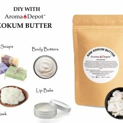 Aroma Depot 8oz Raw Kokum Butter Great For Skin, Body And Hair. 100% Pure I Natural I Cold Pressed I Thickener For Body Butters, Sunscreens, Soaps, Deodorants And Lotions. -Moisturizers Sales c3wxl9h4r3v24lniilalqwbav9gr