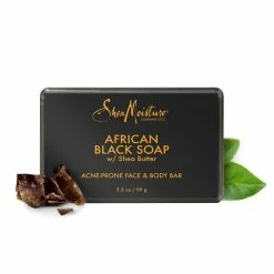 SheaMoisture Shea Moisture African Black Soap Bar, 3.5 Oz, Pack Of 2 -Moisturizers Sales c5c2qw4wmmt44du6b7w9863urg63
