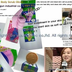 MAGIC UNION (1 Pair) Magic Korean Body-scrub Gloves,Korean Spa Bath Washcloth (Finger Type) By Jung-jun Industry 정준산업 요술때장갑 때르메스 -Moisturizers Sales cb5us2tz8ipu9cetskxeyqupnpva