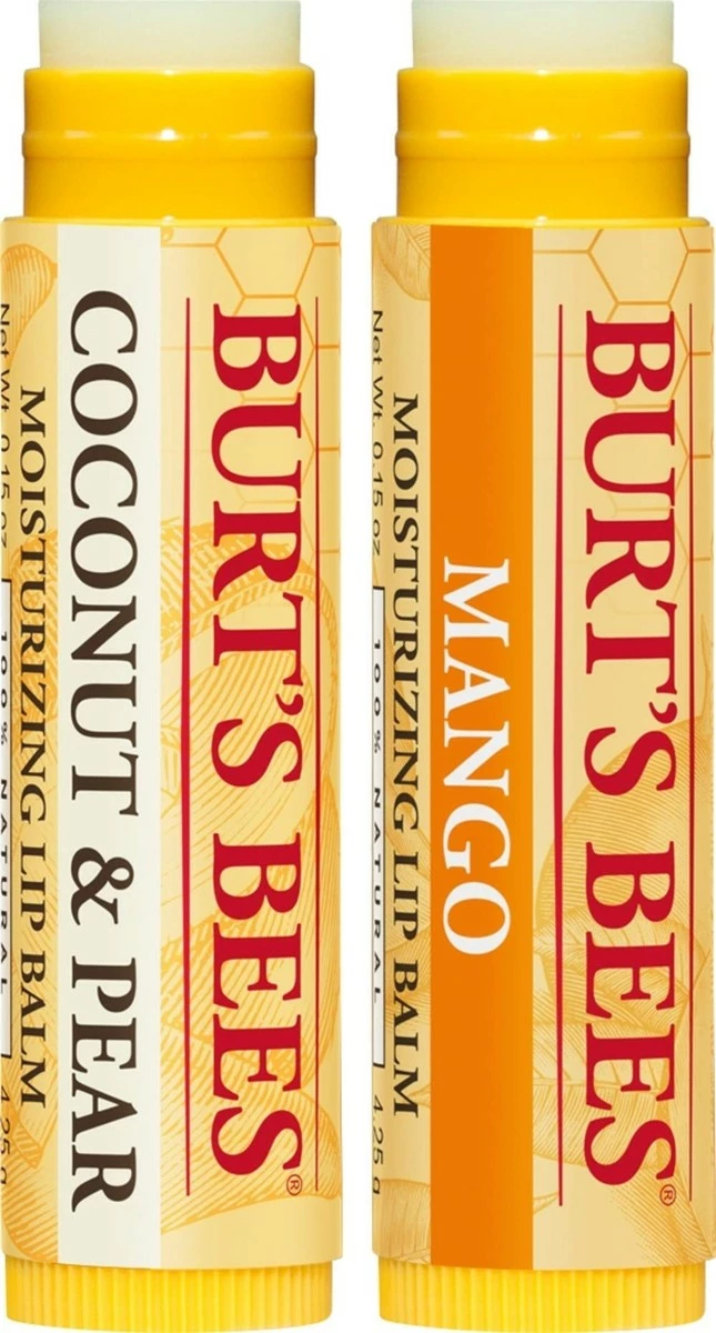 Burt's Bees Store Burt's Bees 100% Natural Moisturizing Lip Balm, Coconut & Pear And Mango With Beeswax & Fruit Extracts - 2 Tubes, 2 Fl OZ 5 Burt's Bees Store Burt's Bees 100% Natural Moisturizing Lip Balm, Coconut & Pear And Mango With Beeswax & Fruit Extracts - 2 Tubes, 2 Fl OZ - Image 3