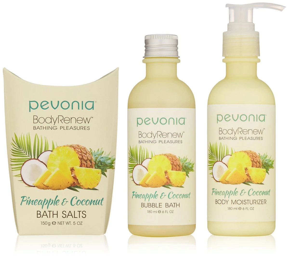 Pevonia BodyRenew Gift Set, Pineapple & Coconut 3 Pevonia BodyRenew Gift Set, Pineapple & Coconut