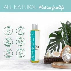 Wellaroma Body Shower Oil For Dry Skin, Moisture Locking In-Shower Body Oil Made With Organic Jojoba Oil, Organic Coconut Oil, Avocado Oil Scented With Therapeutic Essential Oils 13 Wellaroma Body Shower Oil For Dry Skin, Moisture Locking In-Shower Body Oil Made With Organic Jojoba Oil, Organic Coconut Oil, Avocado Oil Scented With Therapeutic Essential Oils -Moisturizers Sales cckec81y6o9is2wb4loskaf99glt