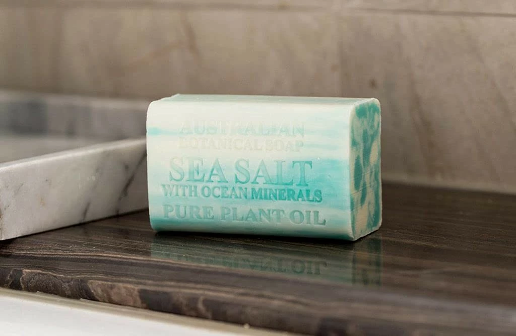 Australian Botanical Soap Store Australian Botanical Soap, Sea Salt With Ocean Minerals Pure Plant Oil Soap, 6.8 Oz. 193g Bars - 8 Count 7 Australian Botanical Soap Store Australian Botanical Soap, Sea Salt With Ocean Minerals Pure Plant Oil Soap, 6.8 Oz. 193g Bars - 8 Count - Image 5