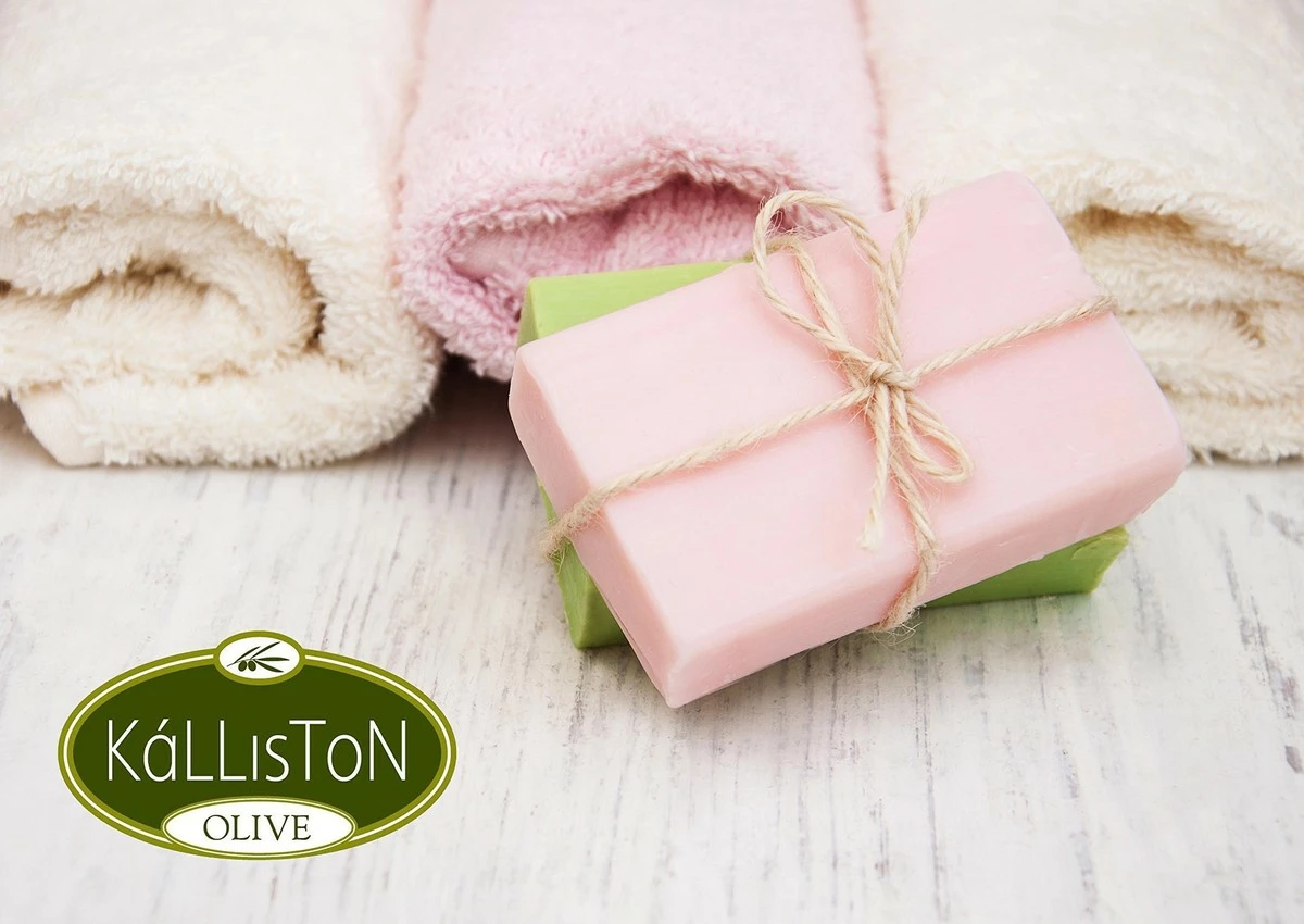 Kalliston, Olive Oil Soaps, Rose Aroma, Bows Gift Set, All Natural Soaps, Made In Ancient Crete, Greece 7 Kalliston, Olive Oil Soaps, Rose Aroma, Bows Gift Set, All Natural Soaps, Made In Ancient Crete, Greece - Image 5