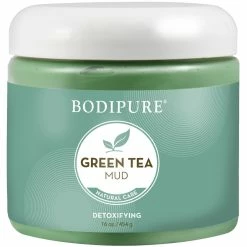 Bodipure Store Green Tea Body Mud-16oz